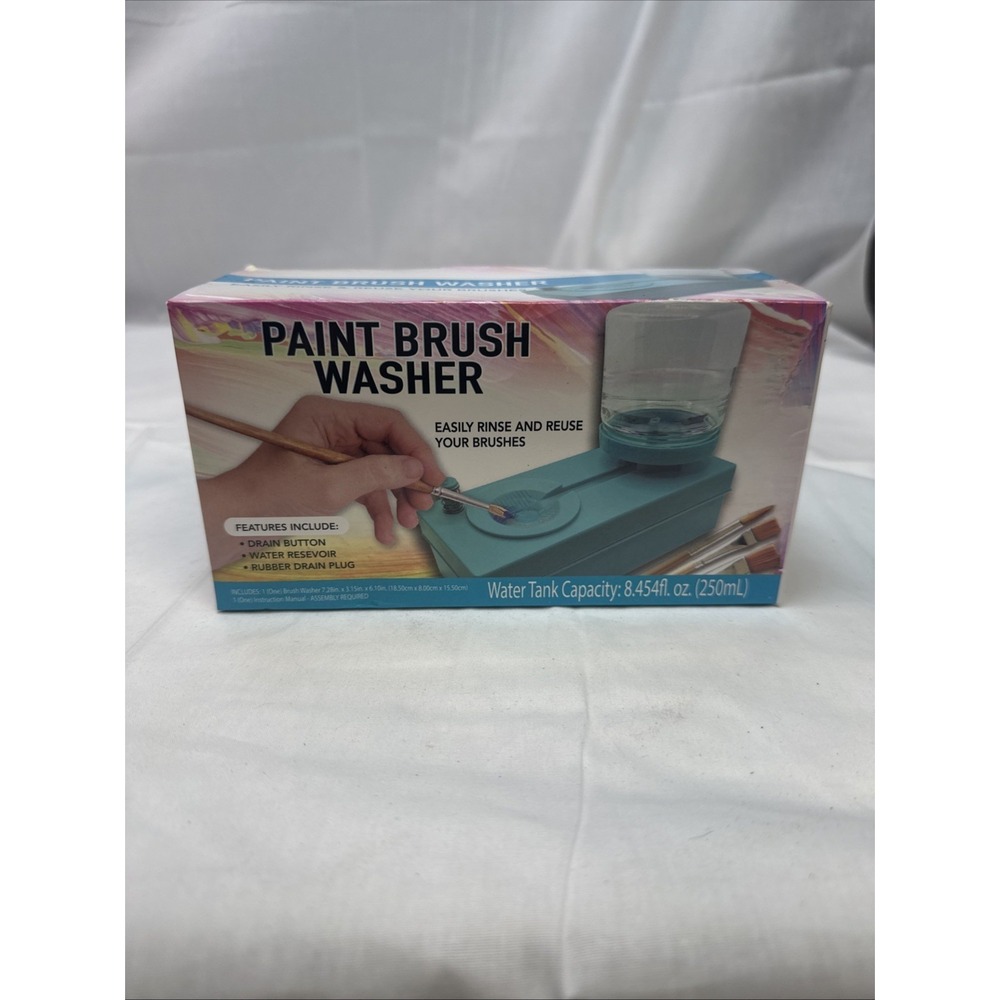 2025 Paint Brush Cleaner Station for Kids & Adults, Portable Art Washer Tool